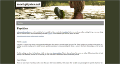 Desktop Screenshot of meet-physics.net