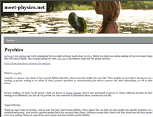 Tablet Screenshot of meet-physics.net